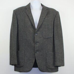 Vintage Harris Tweed Grey Brown Blazer Suit Jacket (44 R)